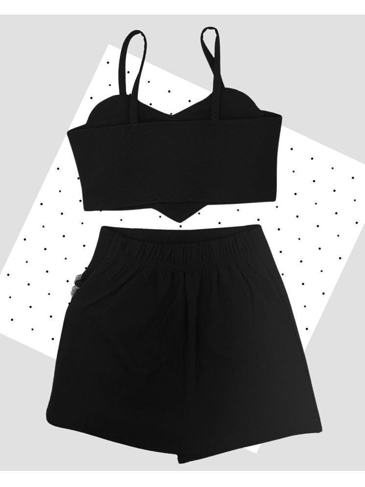 Chic Men Addyvero Pack of 1 Girls Polyester Top With Skirt ( Black ) - None 2025 at ShopCircuit 