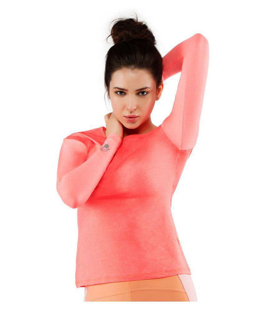 Chic Women Jukebox Polyester Blend T Shirts - Orange - L 2025 at ShopCircuit | ONDC