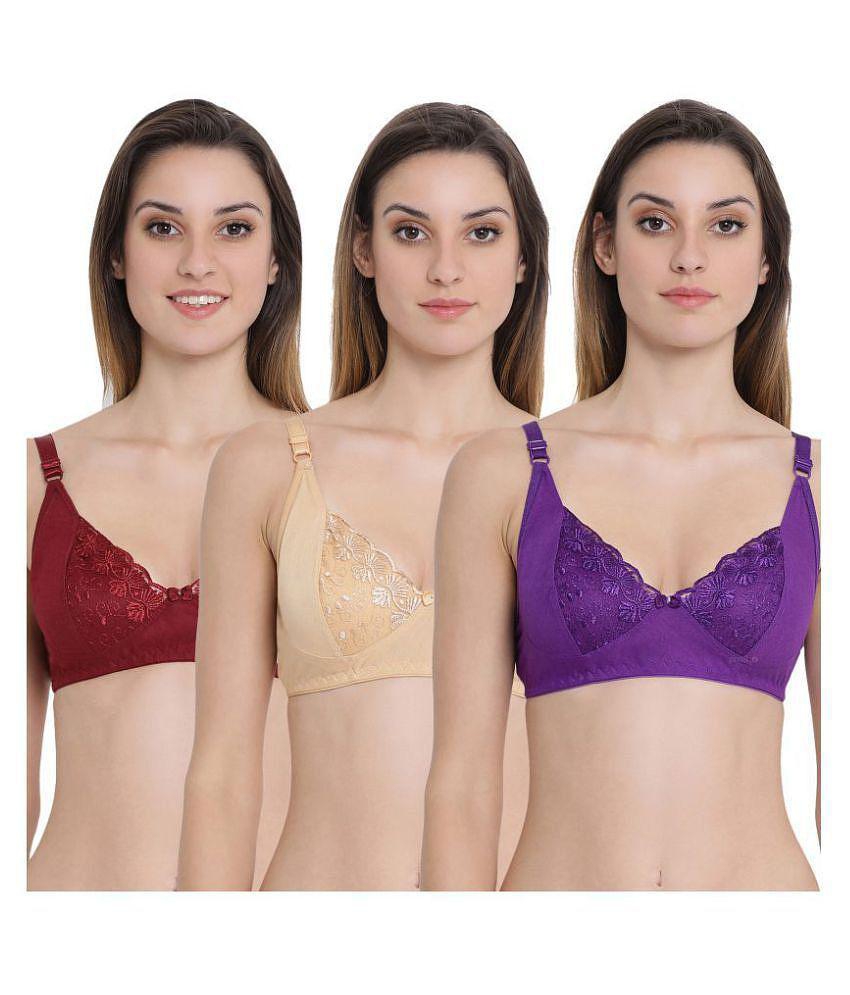 Latest Men Kiran Enterprises Cotton Lycra Minimizer Bra - Multi Color - 38B 2025 at ShopCircuit 