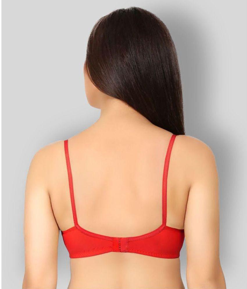 Best Men Kiran Enterprises - Multicolor Cotton Blend Non Padded Womens T-Shirt Bra ( Pack of 6 )