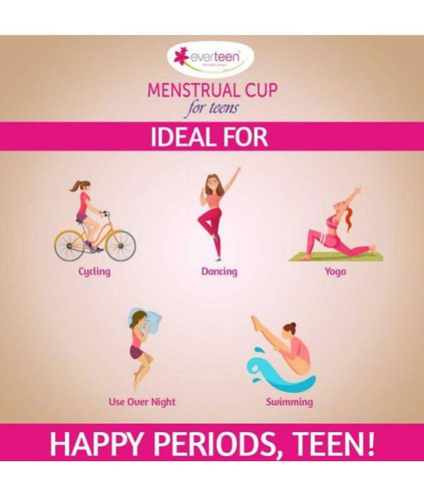 Everteen - Silicone Reusable Menstrual Cup Extra Small ( Pack of 1 )