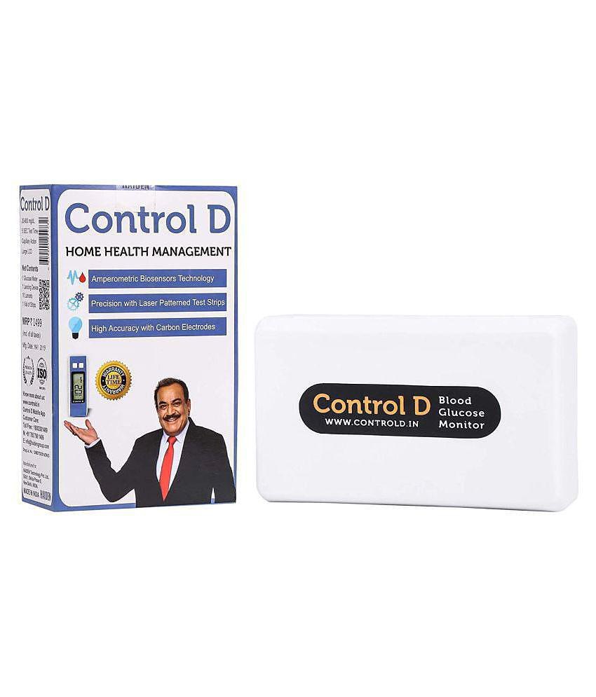 Control D Blue Glucometer with 10 strips Expiry March 2024