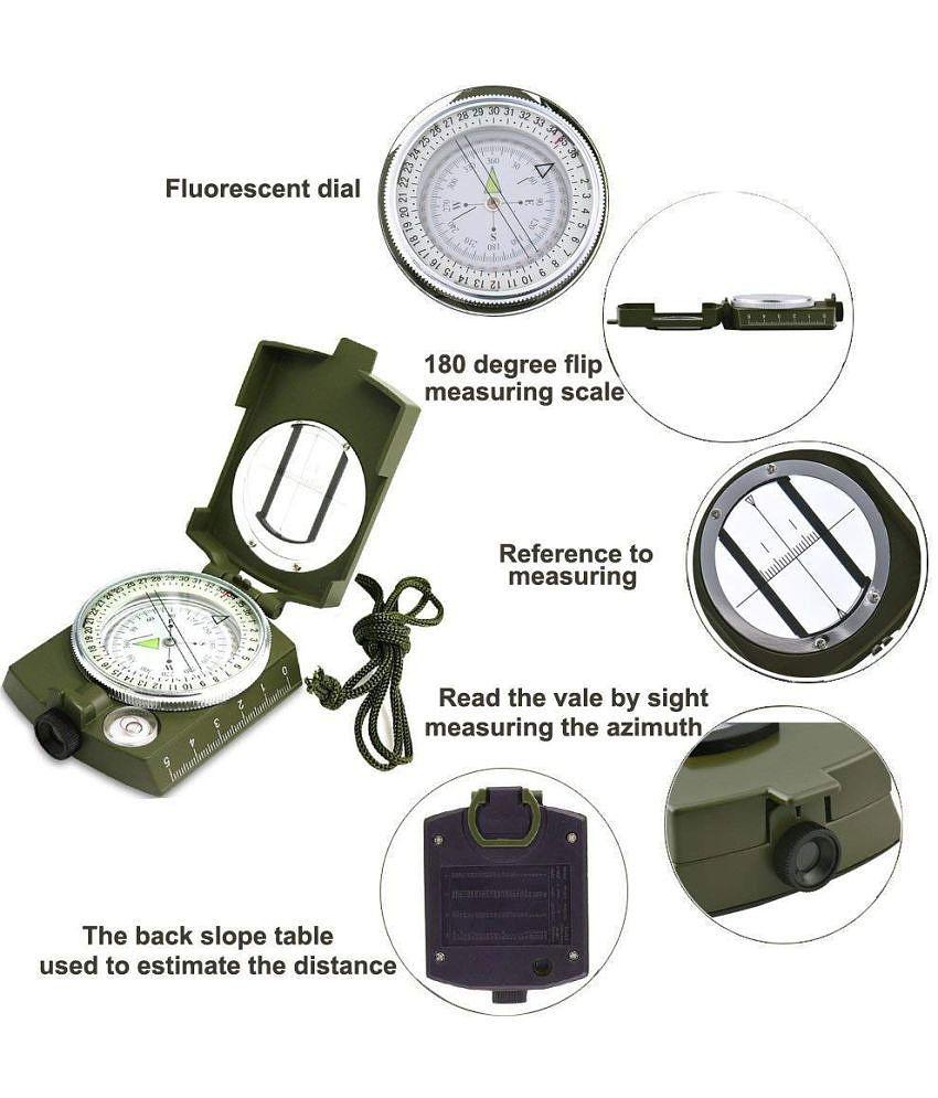 Professional High Accuracy Metal Waterproof Military Compass for Directions