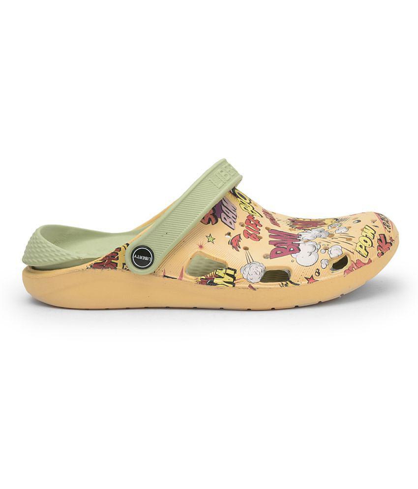 Top Men Liberty - Orange Boys Clogs ( 1 Pair ) - None 2025 at ShopCircuit | ONDC