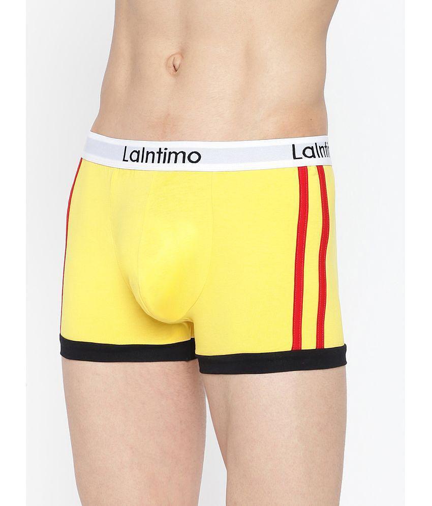 Top Men La Intimo Yellow Cotton Mens Trunks ( Pack of 1 ) - None 2025 at ShopCircuit | ONDC