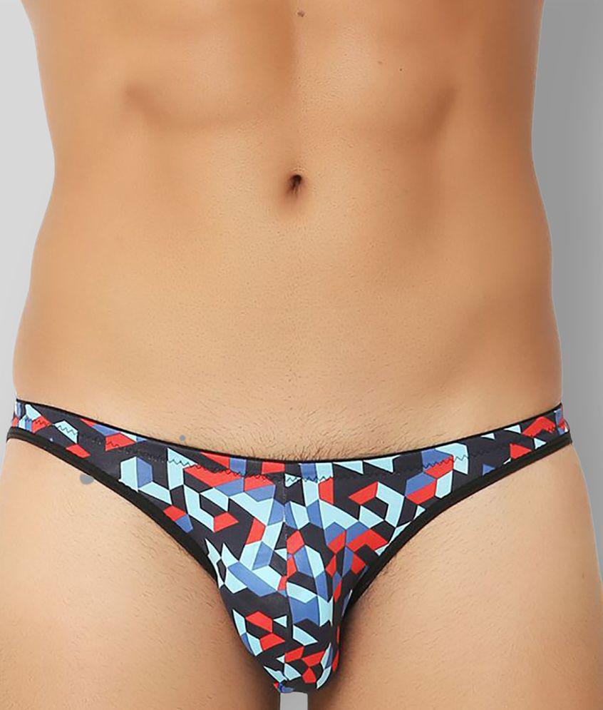 Bruchi Club - Multicolor Polyester Men's Bikini ( Pack of 1 ) - L