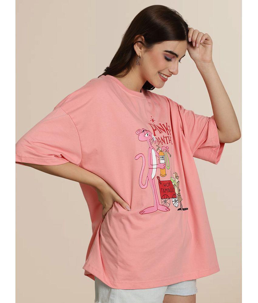 Latest Women Fabflee Orange Cotton Loose Fit Womens T-Shirt ( Pack of 1 ) - None 2025 at ShopCir