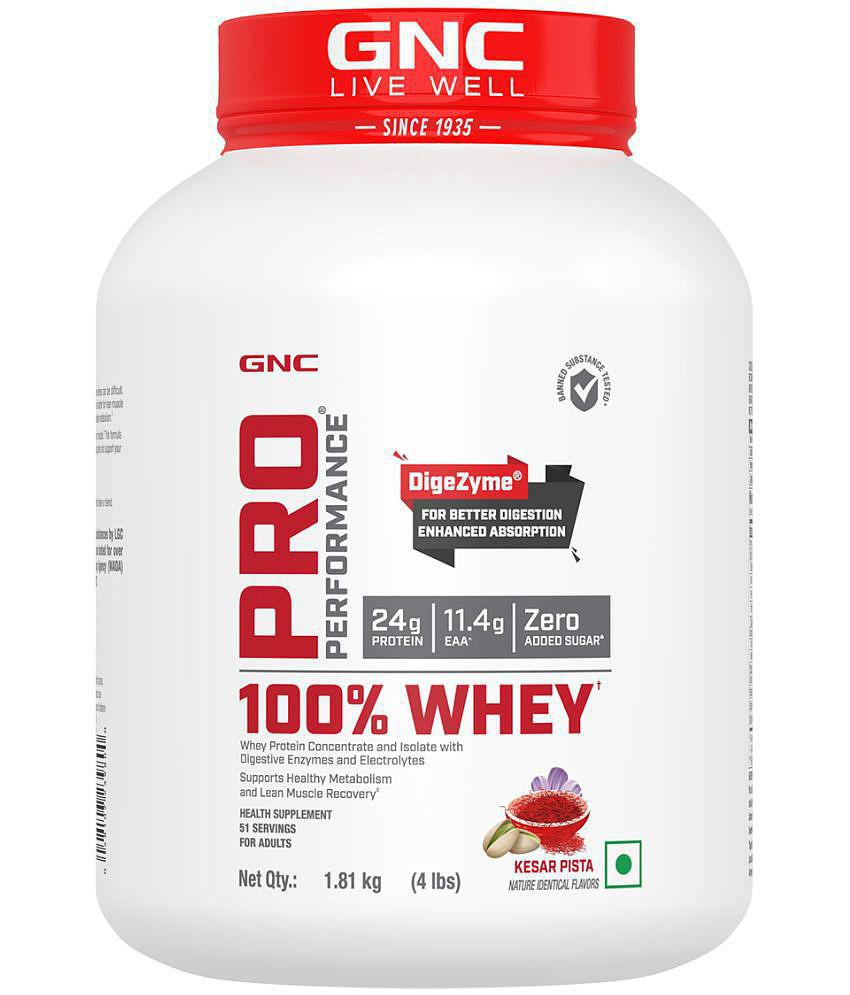 GNC - Pro Performance Whey Protein Whey Protein ( 1 lb , Kesar Pista Badam - Flavour )