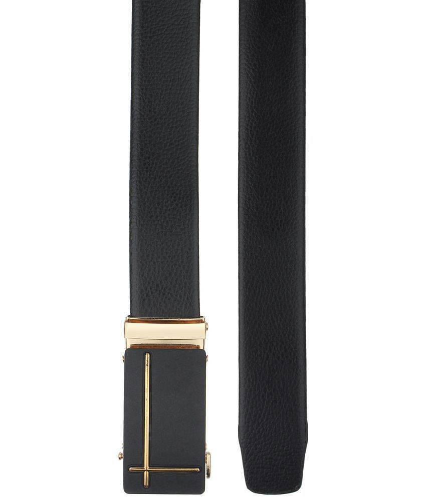 Buy Online Garg Store Zacharias - Black Leather Men's Formal Belt ( Pack of 1 ) - None