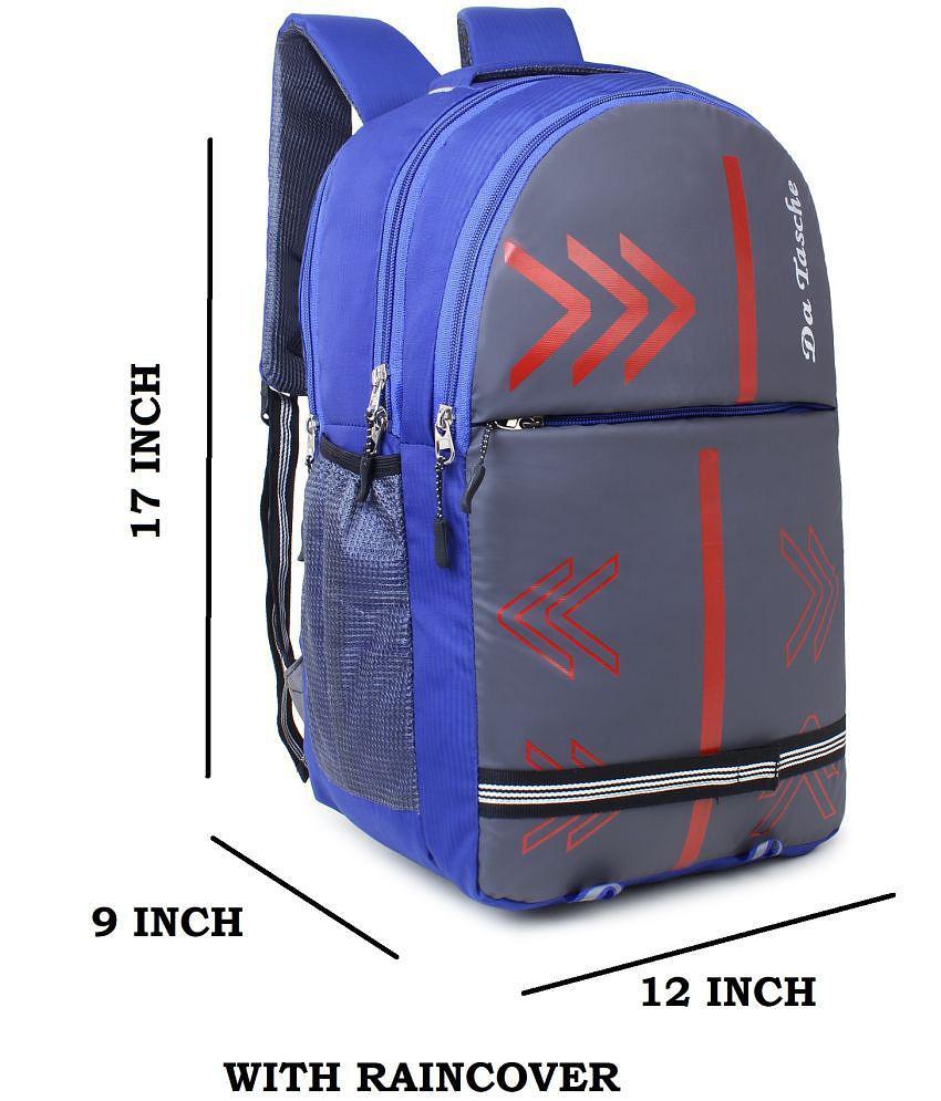 Luxurious Men Da Tasche 30 Ltrs Blue Polyester College Bag - Blue 2025 at ShopCircuit | ONDC