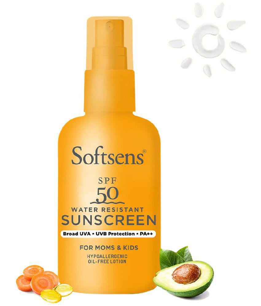 Softsens Water Resistant Oil- free Sunscreen Spray SPF 50 (Pack of 1)