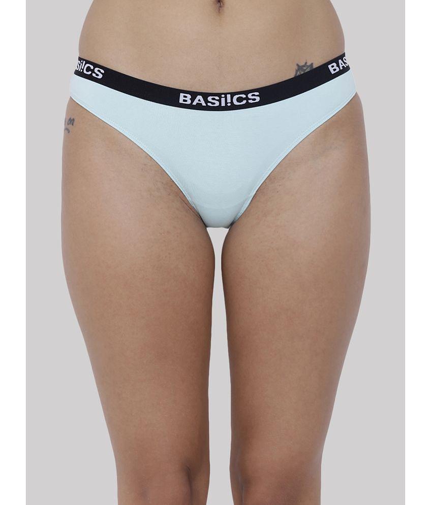 Stylish Men BASIICS By La Intimo - Multicolor BCPBR080B Cotton Lycra Solid Womens Bikini ( Pack 