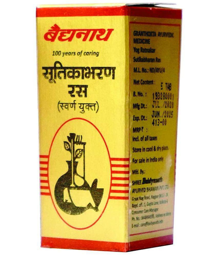 Baidyanath Sutikabharan Ras Sy Tablet 5 no.s Pack of 1