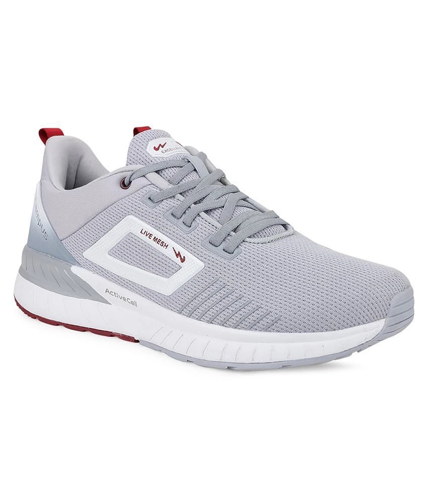 Affordable Men Campus EVOK Grey Mens Sports Running Shoes - None 2025 at ShopCircuit | ONDC