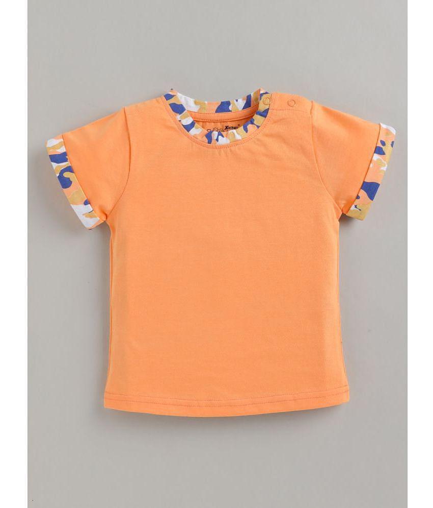 Buy Online Kothari Hosiery Factory Pvt. Ltd. SWEETIE PIE - Orange Cotton Baby Girl Dungaree Sets ( Pack of 1 ) - None