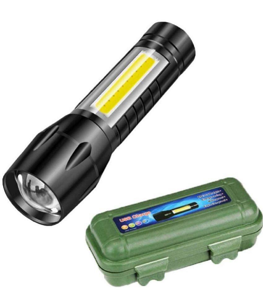 KALPVRUKSH ENTERPRISE - 3W Rechargeable Flashlight Torch ( Pack of 1 )