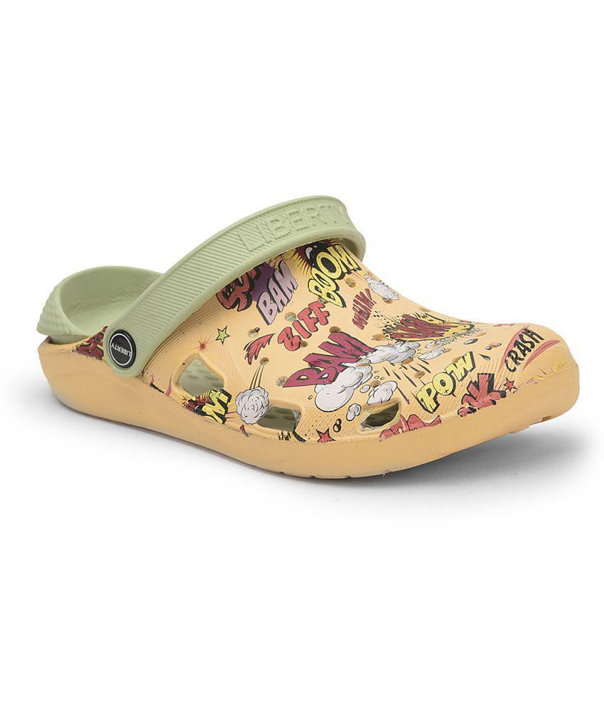 Top Men Liberty - Orange Boys Clogs ( 1 Pair ) - None 2025 at ShopCircuit | ONDC