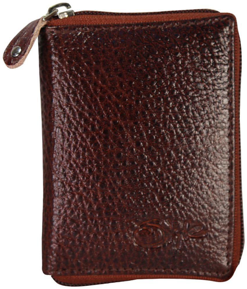 Chic Men Style 98 Brown Leather ATM 14 Slot Card Holder For Men & Women - Brown 2025 at ShopCirc