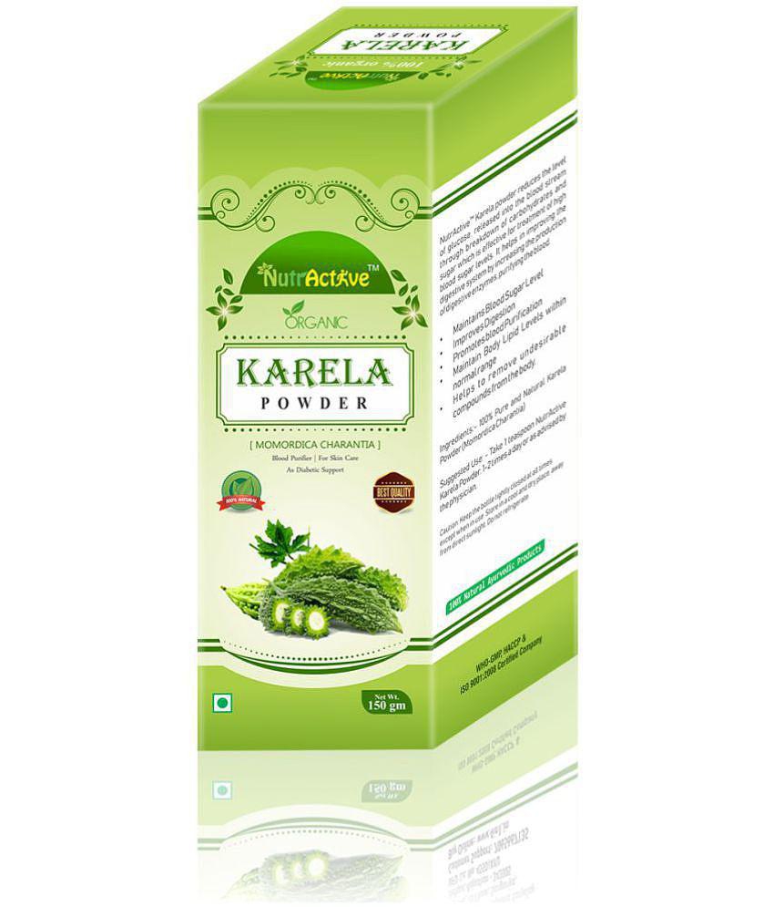 NutrActive Karela (Bitter Gourd) For Skin Care Powder 300 gm Pack Of 2