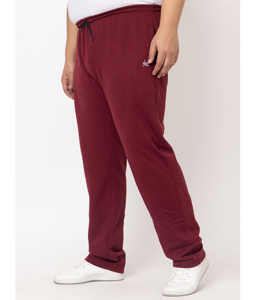 Affordable Women YHA - Wine Fleece Mens Trackpants ( Pack of 1 ) - None 2025 at ShopCircuit | ON