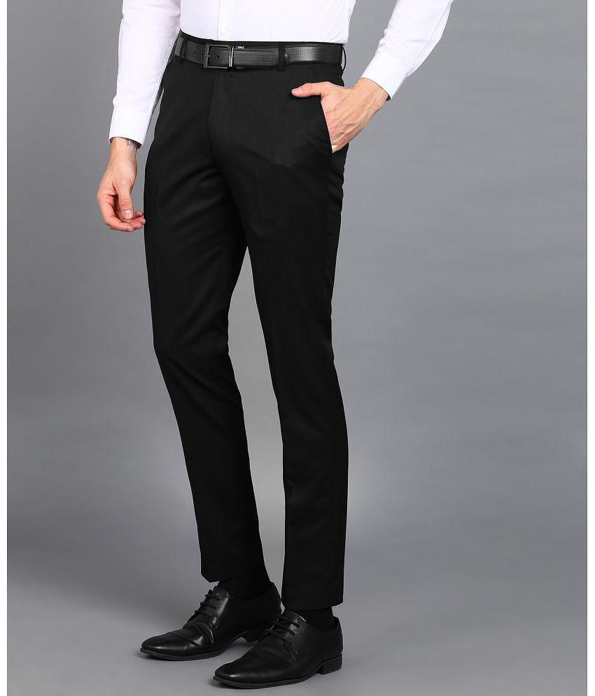 Playerz Black Slim Formal Trouser ( Pack of 1 ) - None