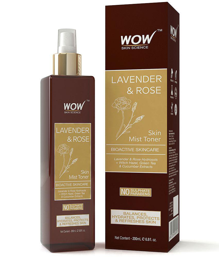 WOW Skin Science Lavender & Rose Skin Mist Toner - 200 ml