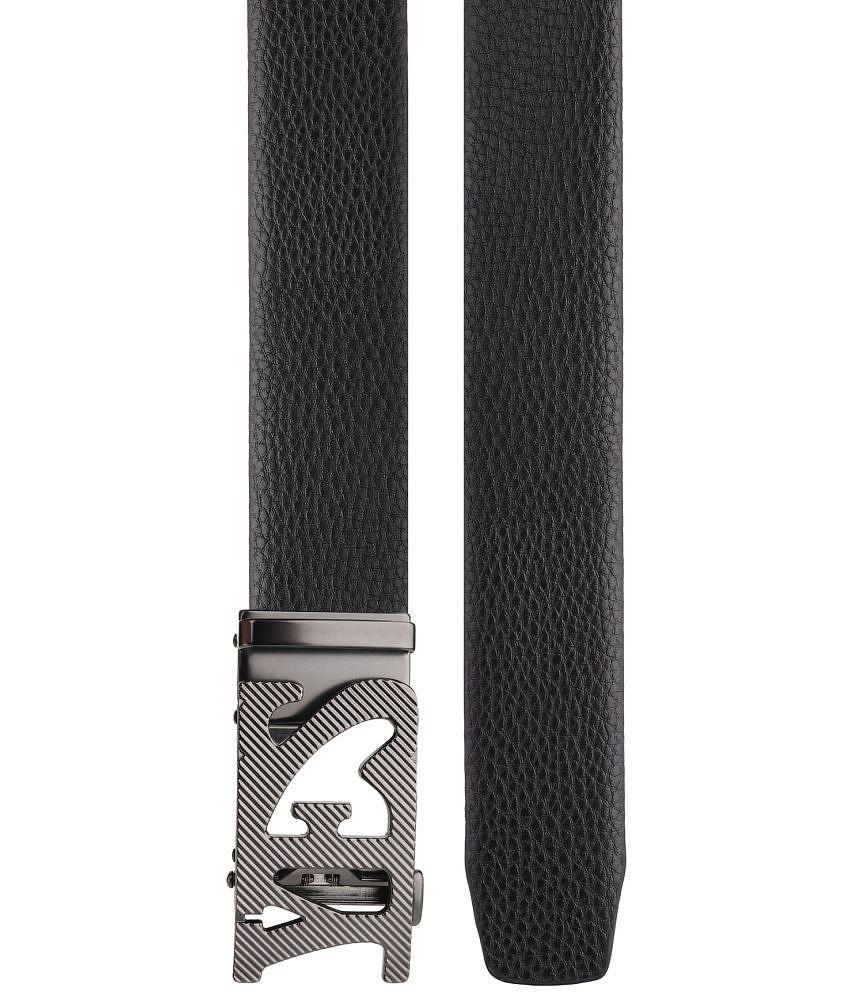 Buy Online Garg Store Zacharias - Black Leather Men's Casual Belt ( Pack of 1 ) - None