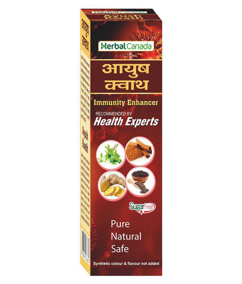 Herbal Canada Ayush Kwath (Kadha Immunity Boosters) Liquid 500 ml Pack of 3