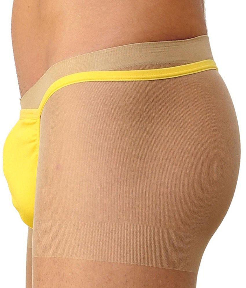 Latest Men La Intimo - G-String LI05 (Yellow) - S 2025 at ShopCircuit | ONDC
