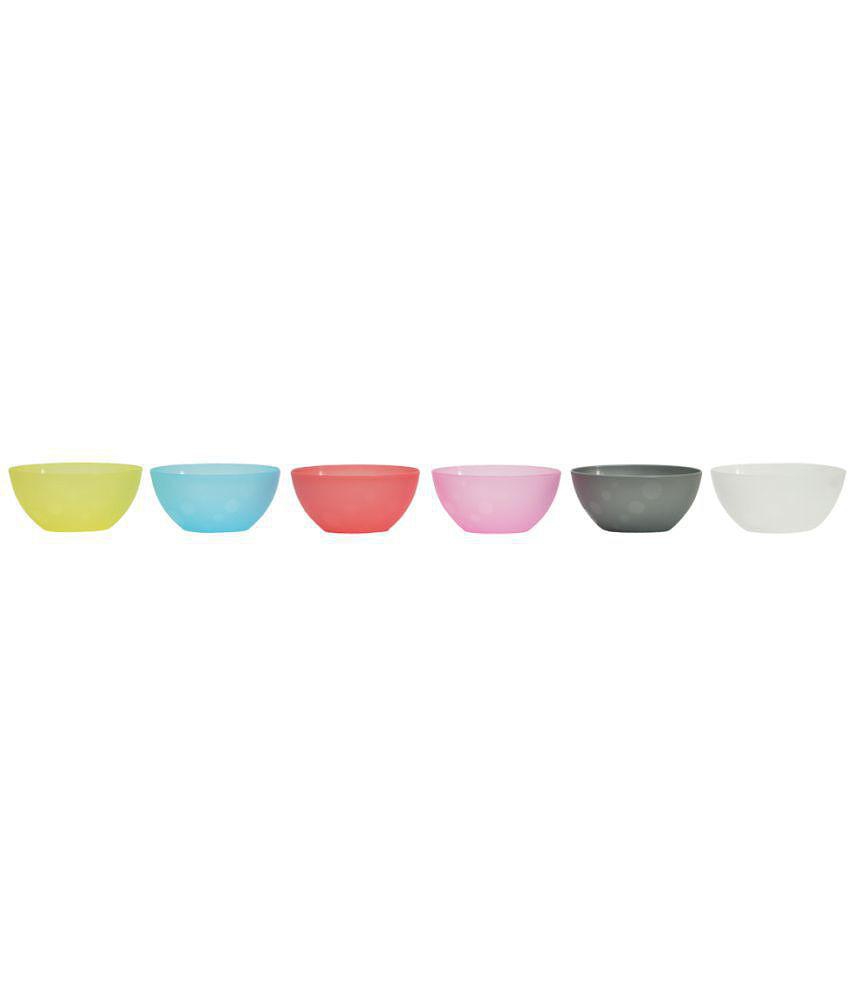 Jaypee Plus Plastic Mixing Bowl 6 Pc - Multicolor