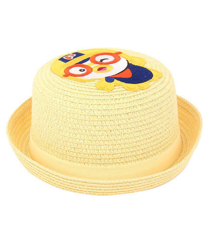 Luxurious Men Zacharias Unisex Kids Straw Hat (Pack of 1) - None 2025 at ShopCircuit | ONDC