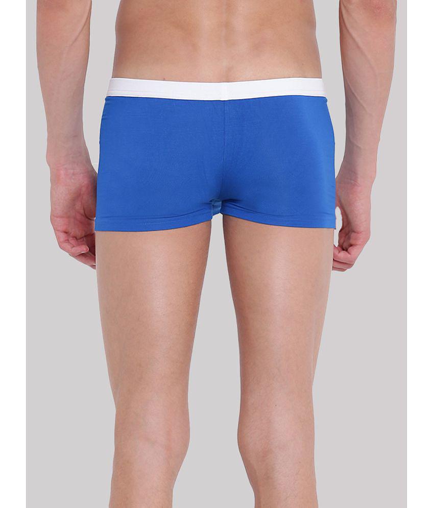 New Men La Intimo - Blue LITR005 Cotton Blend Mens Trunks ( Pack of 1 ) - None 2025 at ShopCircu