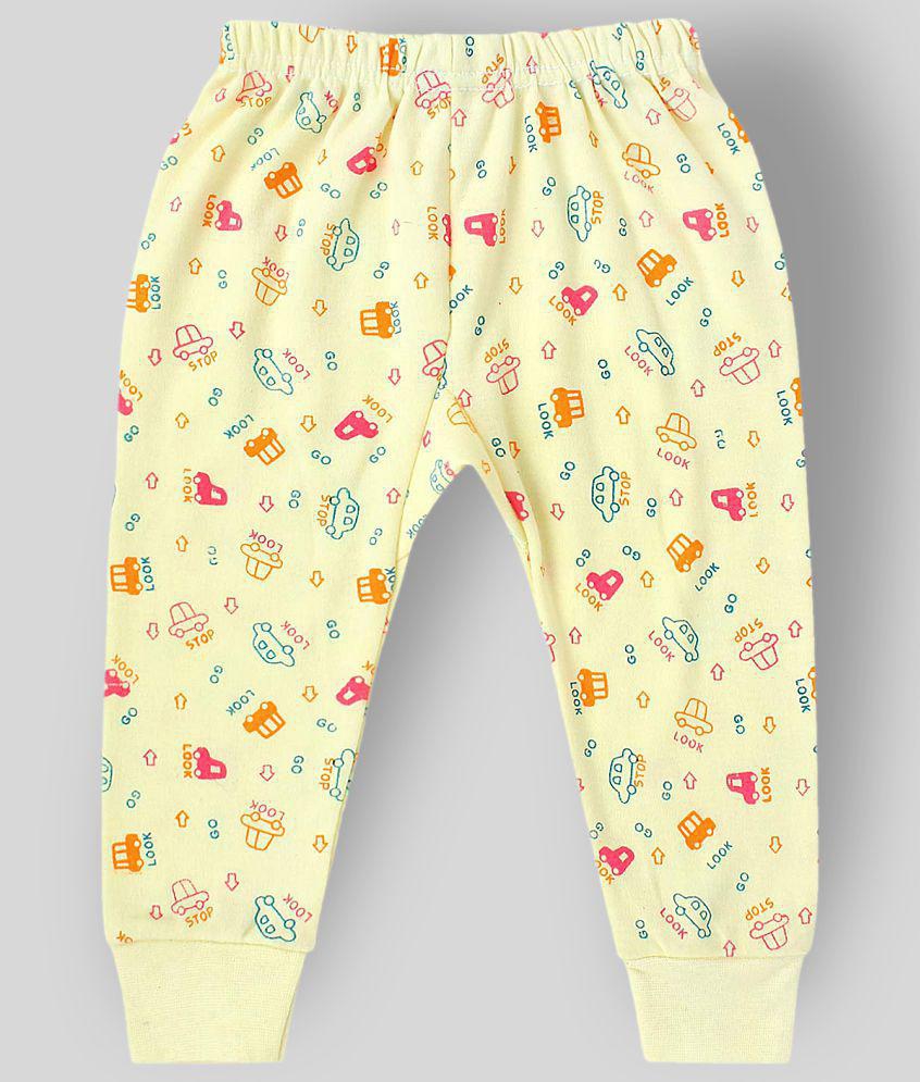 DAYAKU - Multicolor Cotton Blend Trackpant For Baby Boy ( Pack of 3 ) - None