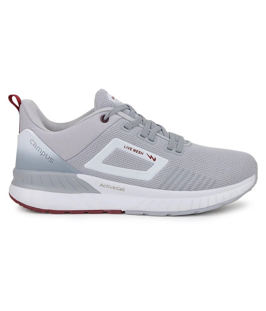 Affordable Men Campus EVOK Grey Mens Sports Running Shoes - None 2025 at ShopCircuit | ONDC