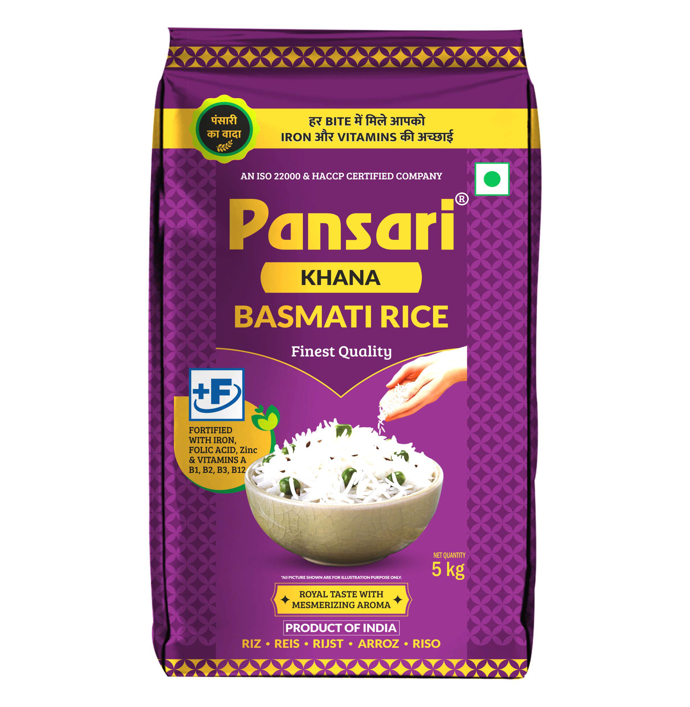 PANSARI KHANA KHAZANA BASMATI RICE 5KG