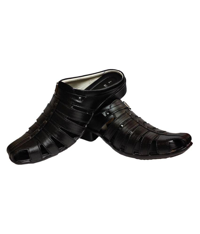 Sophisticated Men RAGE GAZE - Black  Men's Sandals - 7 2025 at ShopCircuit | ONDC