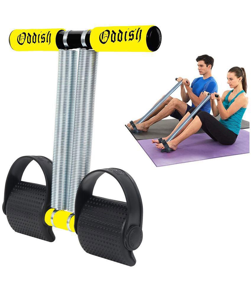 ODDISH; way to fitness Tummy Trimmer Men and Women for Abs Workout Stomach Exercise Machine for Women and Men Exercise in Gym, Home for Abdominal Workout for man and women (YELLOW) - Yellow