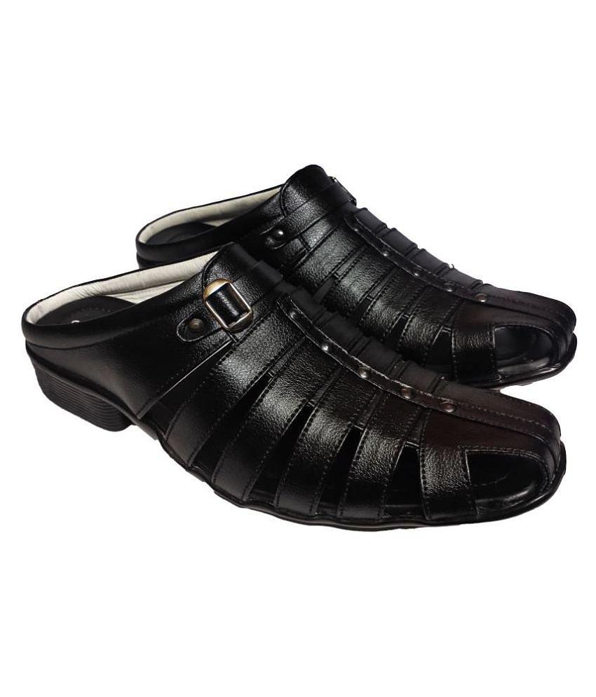 Sophisticated Men RAGE GAZE - Black  Men's Sandals - 7 2025 at ShopCircuit | ONDC