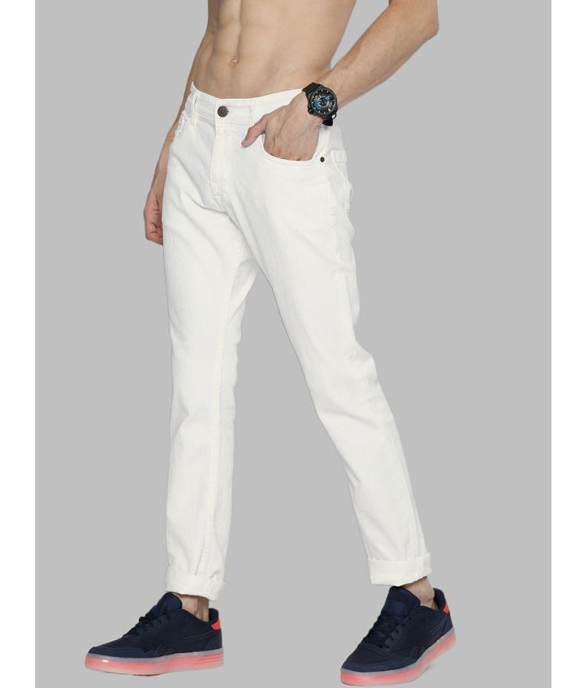 Lawson - White Denim Skinny Fit Men's Jeans ( Pack of 1 ) - None