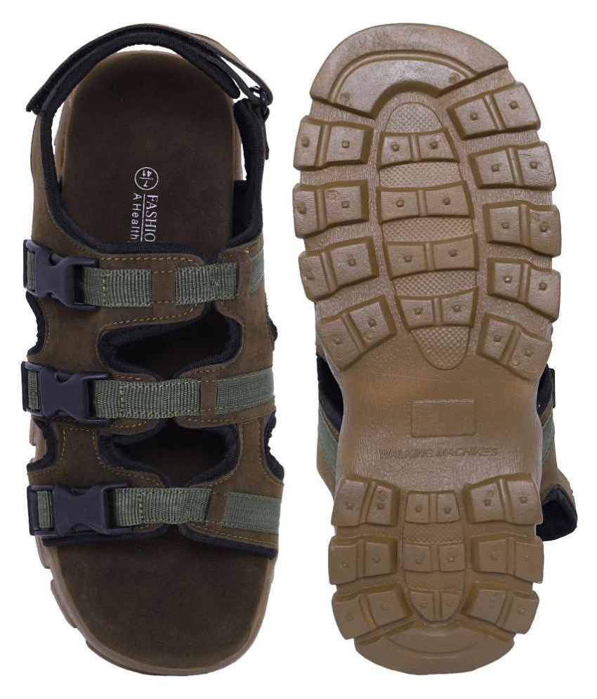 Modern Women Fashion Victim Green Suede Floater Sandals - 9 2025 at ShopCircuit | ONDC