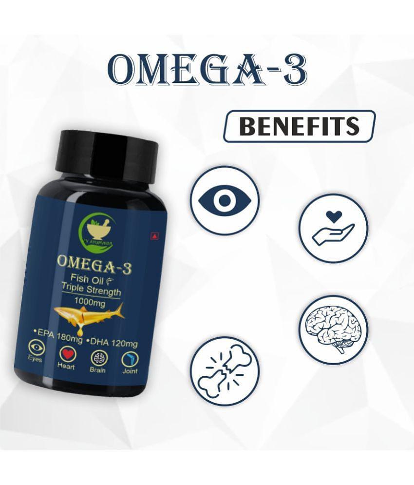 FIJ AYURVEDA - Omega Fatty Acids Softgel ( Pack of 1 )