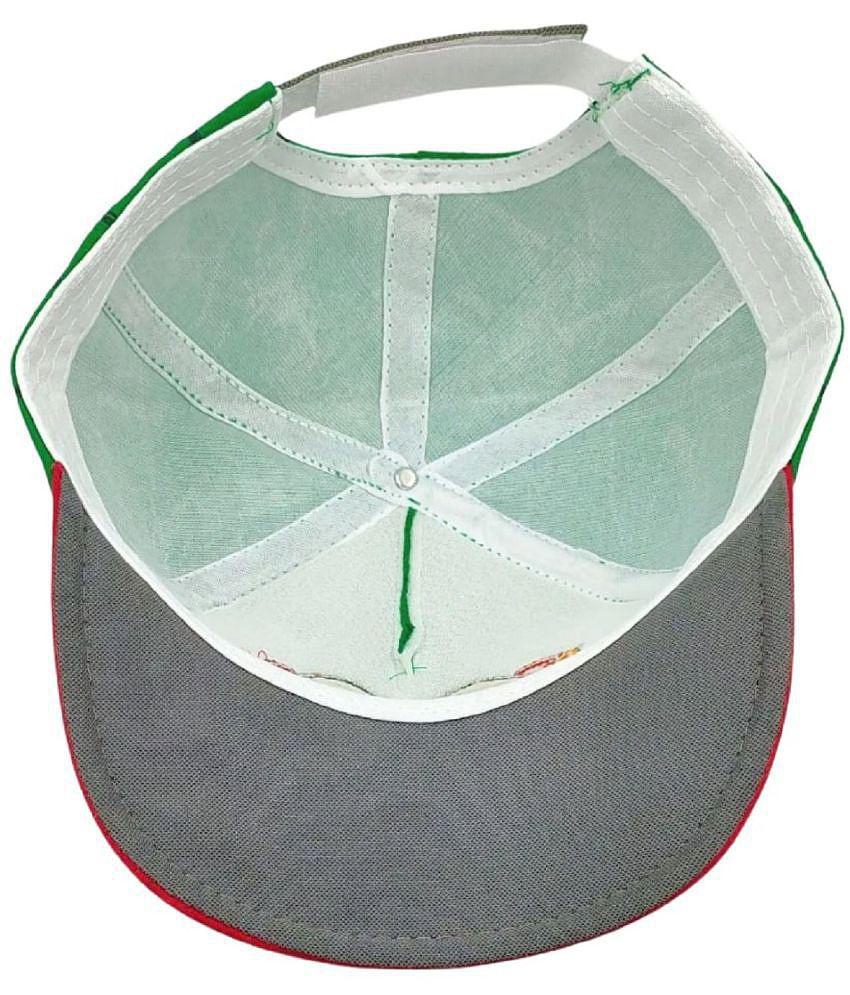 Buy Online Garg Store Zacharias Unisex Kids Cotton Cap kc-08-Green  (Pack of 1) (1-4 Years) - None