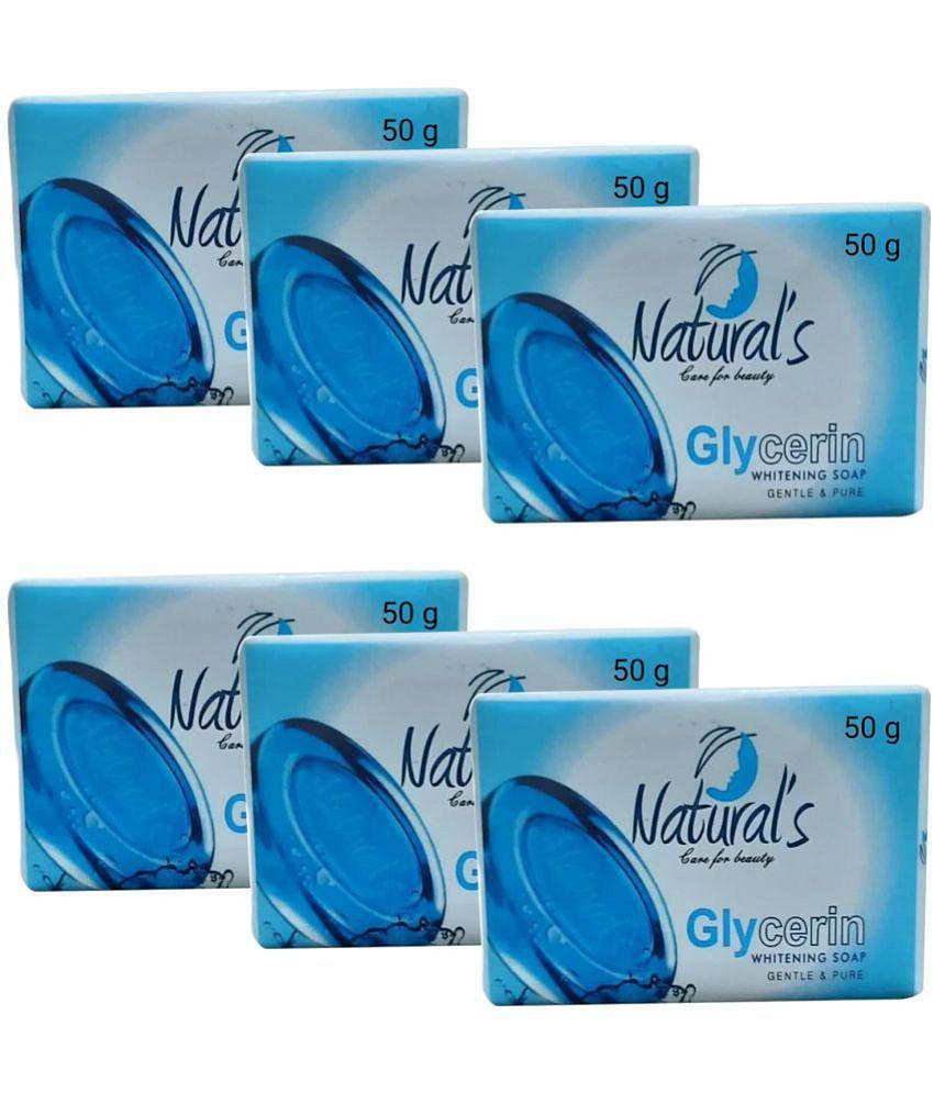 Naturals care for beauty Skin Whitening Soap for All Skin Type ( Pack of 6 )