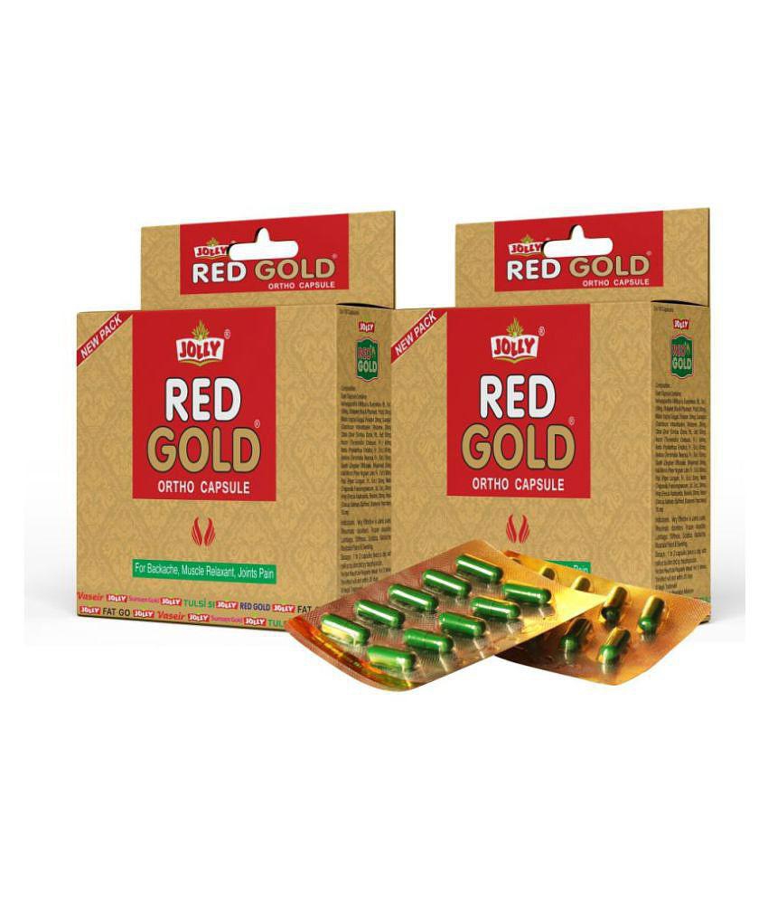 Jolly Pack of 2 Red Gold Ortho Capsule 2 gm Pack Of 2