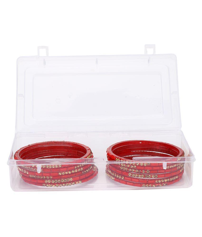 Sophisticated Men AFAST - Red Bangle Set (Pack of 1) - None 2025 at ShopCircuit | ONDC