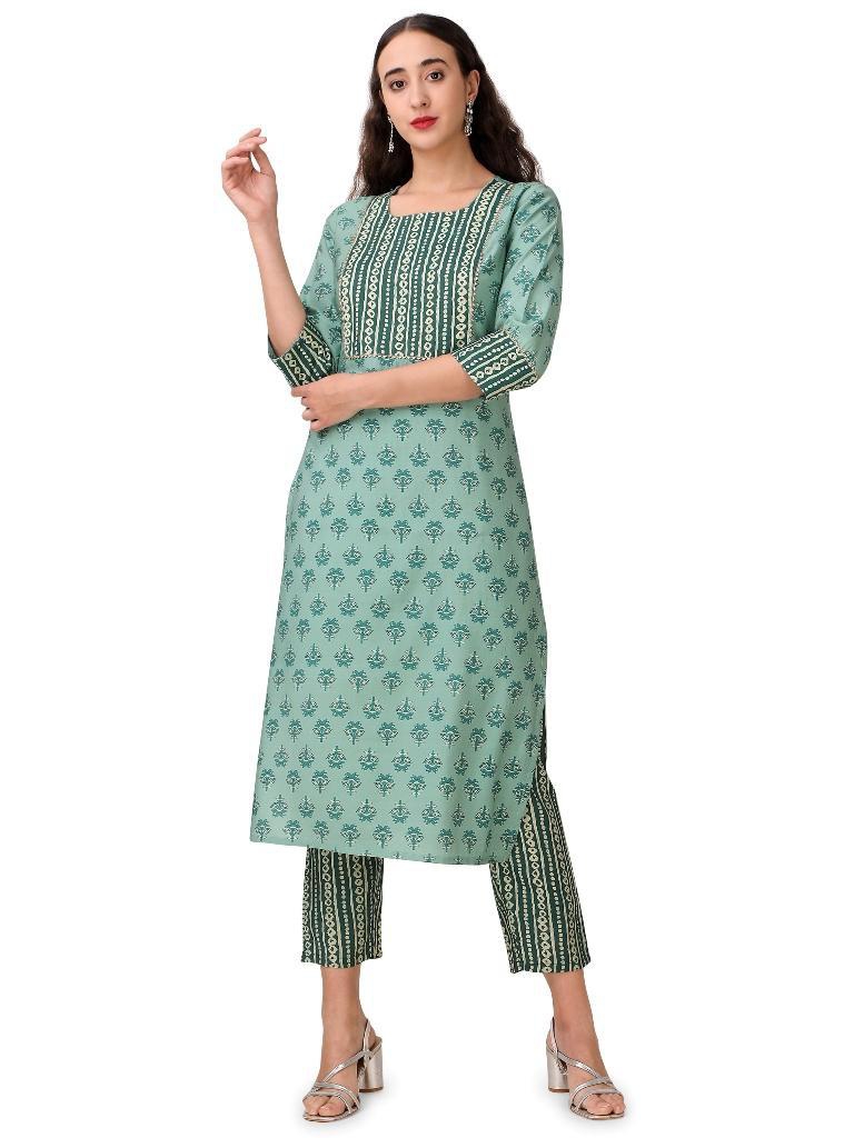 Buy Craftsvilla Women's Poly Cotton Printed Multi-colored Dress Material  With Dupatta at Amazon.in