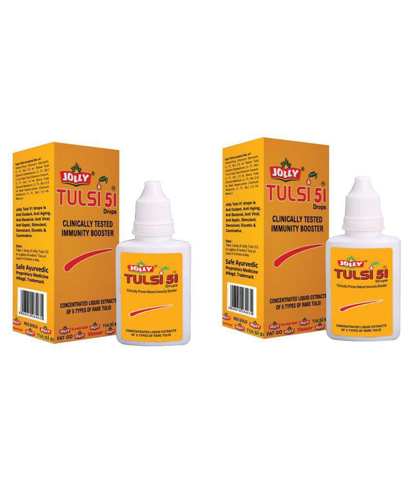 Jolly Tulsi 51 Drops Best Immunity Booster Liquid 2 gm Pack Of 2