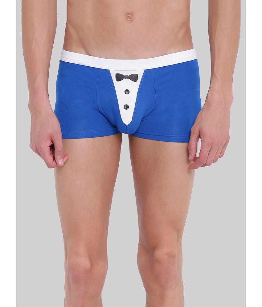 New Men La Intimo - Blue LITR005 Cotton Blend Mens Trunks ( Pack of 1 ) - None 2025 at ShopCircu