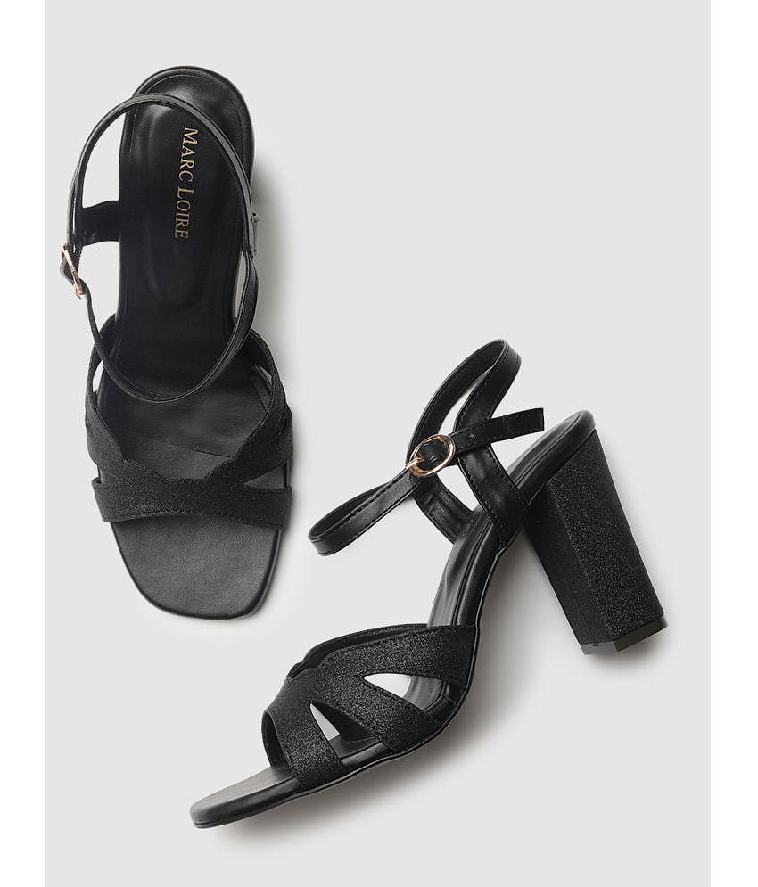 MARC LOIRE - Black Women's Sandal Heels - None