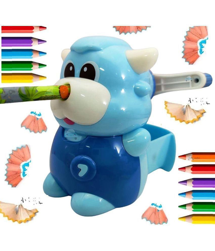 FunBlast Sharpener for Kids â?? Sharpener, Sharpener for Pencil, Sharpener for Kids Stylish, Cow Pencil Sharpener, Table Sharpener Machine, Sharpener Machine, Sharpener for Girls, Sharpener 